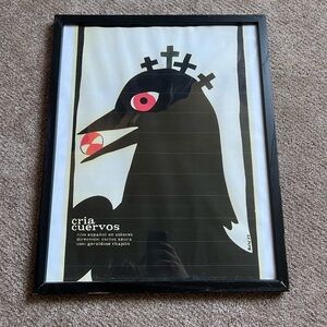 Original 1977 Cria Cuervos Cuban Film Poster